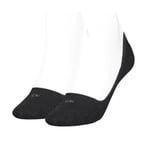 Calvin Klein Strømper 2P Women Low Cut Footie Socks Svart Str 39/42 Dame