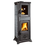 Nordica - Poele a' bois La Extraflame 'Gemma forno' avec four revetement en majolique pierre naturelle 7,2 kw 206 m chauffable