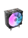 Darkflash CPU active cooling S11 LED (heatsink + fan 120x130) black - CPU-ilmanjäähdytin - Max 28 dBA