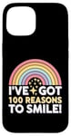 iPhone 15 100th Day of School I've Got 100 Reasons To Smile Case