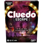 Hasbro Gaming Cluedo Escape : Le Club des Illusionnistes, Jeu d'enquête façon Escape Game - Version française