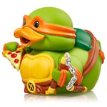 TUBBZ Figurine de Canard Michelangelo en Caoutchouc Vinyle à Collectionner - Produit Officiel Teenage Mutant Ninja Turtles - Jeux vidéo d'action, TV et Films