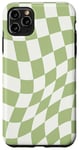 iPhone 11 Pro Max Case Checkered Green Lime Cool Checkerboard Aesthetic Gift Case