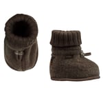 Booties, Joha, Ull, Mørk Brun-90