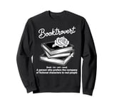 Funny Book Lover Meaning Reader Booktrovert Definition Sweatshirt