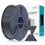 SUNLU Filament PLA Haute Vitesse1.75 mm, Filament PLA pour Imprimante 3D rapide, Conçu pour l'impression à Grande Vitesse, HS-PLA Filament, Précision Dimensionnelle +/- 0.02 mm, 1KG Gris