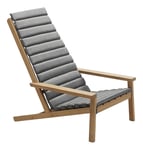 Between Lines Deck Chair Cushion - Ash