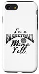 Coque pour iPhone SE (2020) / 7 / 8 Southern Moms Cadeau de basket-ball fantaisie pour femme Gris et noir