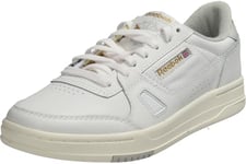 Reebok Unisex LT Court Tennis Shoes, White/Chalk/GREY1, 4 UK