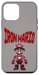 iPhone 12 mini Iron Mario Cartoon Design Case