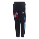 adidas LB DY SM Pant Pantalon de Sport Garçon, Legend Ink/Bright Cyan/Hi-Res Red S18, FR : L (Taille Fabricant : 1824)