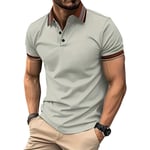 Polo Homme Uni De Sport Golf Tennis Manche Courte Fit Grande Vêtements Masculin Wx9