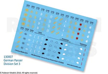 Rubicon Decal Sheet: German Panzer Division Set 3