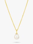 Claudia Bradby Favourite Freshwater Pearl Pendant Necklace, Gold