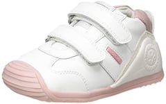 Biomecanics Garçon Fille 151157-G Basket, Blanc et Rose Super Doux, 23 EU