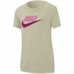 Nike T-Shirt Vêtement de Sport, Girls - 113 (Beige)