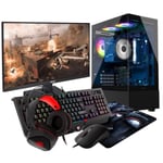 VIST Ryzen 7 5700G Gaming Kit - 32 GB RAM - RX VEGA - 1 TB M.2 SSD - LCD 24 - Windows 11 Pro