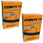 2x Continental Tour 28 700 x 32-47c Bike Inner Tubes with 42mm Presta Valve PAIR