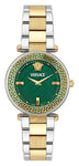 Versace VE8B00524 REVE (35mm) Green Dial / Two-Tone Watch