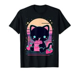 Cat Strawberry Milk Anime 90s Japanese Cat Japan T-Shirt