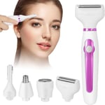 Cordless 4 in 1 Electric Shaver for Women - Hypoallergenic, USB Rechargeable, We