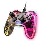 MARSGAMING Mars Gaming MGP-C, Gamepad Professionnelle Neon RGB, Dual Vibration Haptic, Joysticks Analogiques, Contrôleur pour PC, SWITCH, PS3, Raspberry Pi, Mac, Android