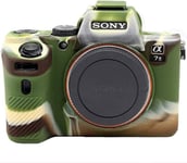 Étui en silicone pour appareil photo Sony A7 II/ILCE-7M2/A7M2/¿7 II (camouflage)