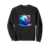 Vintage Television TV Retro 70s 80s Sweatshirt