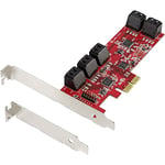 Renkforce Contrôleur SATA RF-2748532 PCIe x4 10 Ports