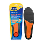 Scholl GelActiv Work & Boot Insoles for Men, All Day Comfort at Work, Shock Absorption and Comfort Cushioning with GelWave Technology, UK Size 7-12