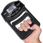 Caraele Greppstyrketestare, 180 kg Digital Handdynamometer Greppstyrkemätare USB LCD-Skärm Hand