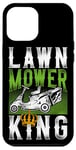 iPhone 12 Pro Max Lawn Mower Mowing Dad Father Landscaper Tractor Lawn Mower Case