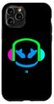 Coque pour iPhone 11 Pro Drôle DJ Mauve Multicolore Angry Face