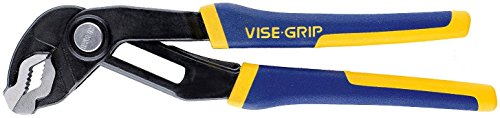 IRWIN Tools Vise-Grip Tools Pince GrooveLock à mâchoire en V, 15,2 cm (4935351), noir, bleu, jaune, argent