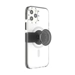 PopSockets: PopCase pour MagSafe - Coque pour iPhone 12 / 12 Pro avec un Support PopGrip Slide Repositionnable et une Poignée avec Top interchangeable - White