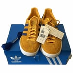 Adidas Jeans Trainers Golden Royal Blue Gum Sole UK Size 11 BNWT 2023