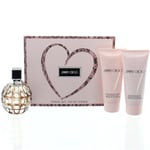 Jimmy Choo Gift Set - 100ml EDP Perfume - 100ml Body Lotion - 100ml Shower Gel
