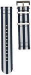 MONTBLANC Strap Summit2 Stripe NYL blu/whi w Pack