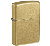 Zippo - Klassisk Street Brass - Messing Lighter