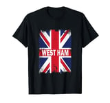 West Ham - England city with United Kingdom flag T-Shirt