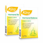Kira Hormonal Balance | 80 Film Coated Tablets | Vitamin B-Complex, Vitamin C