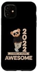 Coque pour iPhone 11 3ème anniversaire garçons filles 2022 original Awesome ours en peluche