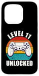 iPhone 15 Pro Level 11 Unlocked Funny Video Gamer 11 Birthday 11 Year Old Case