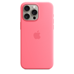 iPhone 15 Pro Max Silicone Case with MagSafe — Pink