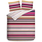 Heckett Lane Duvet Cover, Flambe Pink, 240x220