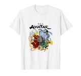 Avatar Legend of Korra Aang Roku Kyoshi Elements Bending T-Shirt