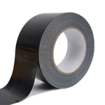 Ruban Adhésif Blindé Extra Fort,20 mx50 mm Ruban Toile Adhésif Noir Ruban De Réparation Imperméable Heavy Duty Duct Tape Pour Canalisations,Moquette,De Scellage,Réparations,Marquage