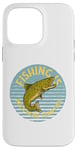 Coque pour iPhone 14 Pro Max Pêche sautant poisson pêche à la ligne art saut truite pêche