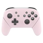 eXtremeRate Coque de Remplacement pour Nintendo Switch Pro Manette, Coques Avant Arrière Poignées Grips pour Manette Switch Pro Coque Customisé Rose Clair