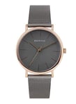 BERING Femmes Analogique Quartz Classic Collection Montre avec Bracelet en Acier Inoxydable & Verre Saphir